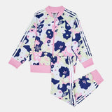 Adidas All Over Flower Printed Shirt & Jog Pants (Set Of 2) (winter)