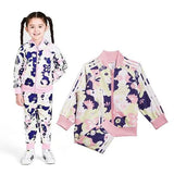 Adidas All Over Flower Printed Shirt & Jog Pants (Set Of 2) (winter)