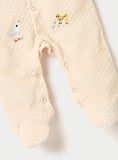 Juniors Pink Duck Embroidered Sleepsuit (Winter)