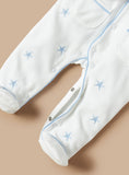 Giggles All Over Star Printed Collared Sleepsuit (winter)