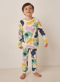Juniors All Over Colorful Animal Printed Shirt & Pyjama Set (Set Of 2)