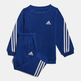 Adidas Solid Blue Shirt & Jog Pants (Set Of 2) (winter)