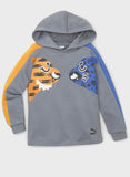 Puma Grey Tiger Embroidered Hoodies (winter)