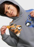 Puma Grey Tiger Embroidered Hoodies (winter)