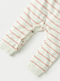 Juniors Striped Bunny Openfeet Sleepsuit