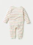 Juniors Striped Bunny Openfeet Sleepsuit
