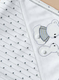 Juniors bear, bunny & Star Printed Blanket