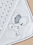 Juniors bear, bunny & Star Printed Blanket