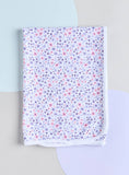 Juniors all over floral & polka dot blanket (set of 2)