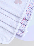 Juniors all over floral & polka dot blanket (set of 2)