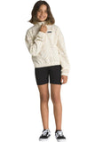 Vans All Over Beige Printed Fleece Lined Pullover (winter)