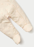Juniors Pink Heart Embossed Hooded & Padded Sleepsuit (winter)