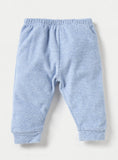 Juniors Little Train Embroidered Fleece Shirt & Pyjama Set (Set Of 2) (winter)