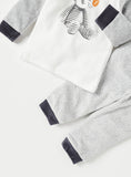 Juniors Grey Music Bear Fleece Shirt & Pyjama Set (Set Of 2) (winter)