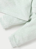 Juniors Crystal Blue Bear Embroidered Fleece Shirt & Pyjama Set (Set Of 2) (winter)