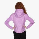 Nike Purple All Over Logo Printed Fleece Lined Hoodie (Winter)