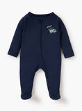 Juniors Beep beep Printed Sleepsuit with Zip Closure (Set of 3)