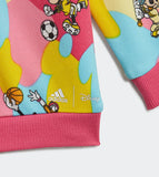 Adidas Colorful Mickey & Minnie Printed Shirt & Jog Pants (Set Of 2) (Winter)