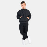Nike Solid Black Hooded Pullover (Winter)