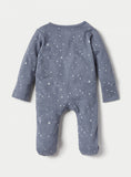 Juniors All Over Star Printed Zipped Sleepsuit