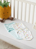 Juniors cars swaddle wrap (pack of 2)