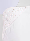 Giggles Floral Detail Receiving Blanket