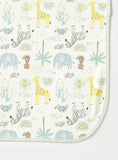 Juniors Safari Print Receiving Blanket