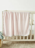 Juniors Solid pink Blanket with floral lining