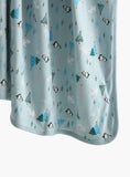 Juniors All-Over Penguin Print Receiving Blanket