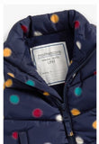 Mothercare Navy Polka dots sleeveless jacket (Winter)