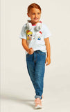 Hello kitty x barbie stripe tshirt (Summer)