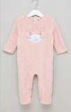 Juniors Pink Fleece Cat Face Closedfeet Sleepsuit (Winter)