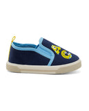 R&B navy Alphabets slip on shoes