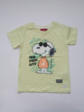 Juniors PEANUTS Halfsleeves Tshirt (NewYork City 1950) (Summer)