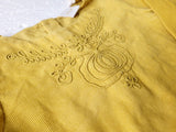 Eligo mustard embroided top (Winter)