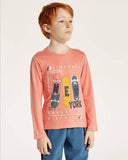 Juniors Pink Fullsleeves NewYork Skates Tshirt