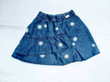 Mothercare daisy embroidered skirt