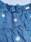 Mothercare daisy embroidered skirt