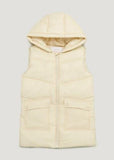 Matalan offwhite sleeveless hooded jacket (Winter) (New)