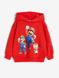 H&M Mario Red hooded pullover (Winter) (New)