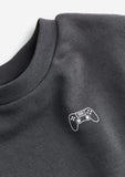H&M gamer grey fleece lined sweatshirt (Winter)