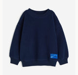 H&M navy fleece furry sweatshirt (Winter)