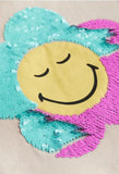 H&M smiley sequins sweatshirt (Fleece lined) (Winter)
