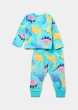 Matalan colorful dino fleece shirt & Pyjama set (set of 2) (Winter)