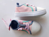 R&B pink fixed laces shoes