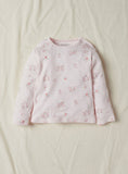Juniors Pink All Over Rabbit Printed Shirt & Pyjama Set (Set Of 2)