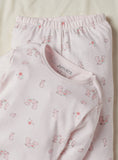 Juniors Pink All Over Rabbit Printed Shirt & Pyjama Set (Set Of 2)