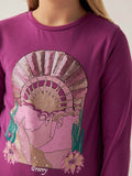 Juniors Sequins Groovy Girls Tshirt