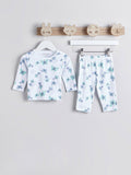 Juniors All Over Butterfly Printed Shirt & Pyjama Set (Set Of 2)