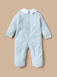 Juniors Boys Blue Collared Formal Sleepsuit